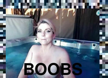 Camsoda - Christie Stevens Masturbates in the hot tub