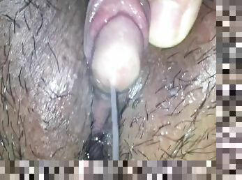 FTM Juicy Trans Man Post Nut Cum Drip Close Up Clip