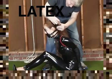 bdsm, latex, bâillonnement, bondage