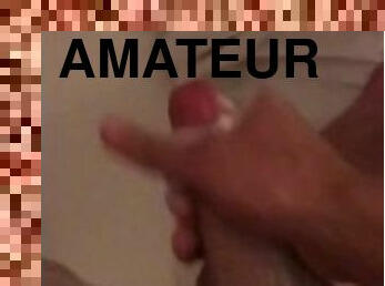 baignade, masturbation, amateur, énorme-bite, point-de-vue, douche, solo, bite