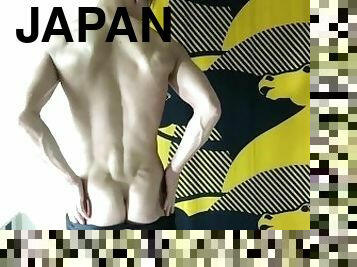 gay, japonesa, fetiche, sozinho, musculado