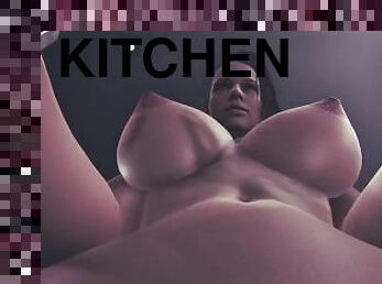 Resident Evil 3 remake futa Jill Valentine Taker POV Sex in the kitchen