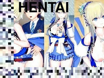 ????????????????????(?????)?3DCG?????[Hentai Game Koikatsu! Female sword fighter (Anime 3DCG Video)]