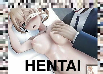 mmd r18 prinz eugen and kongo kancolle sex in the ship 3d hentai
