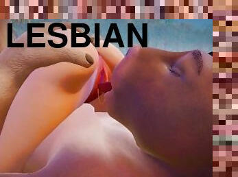 Raouncel And Furry Passionate Lesbian Sex