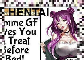 Domme GF Gives You A Treat Before Bed