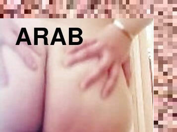 mastubasi, amatir, anal, ibu, arab, seorang-diri