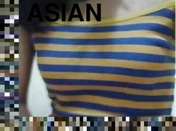 asia, mandi, mastubasi, amatir, penis-besar, teransang, seorang-diri, realitas, penis