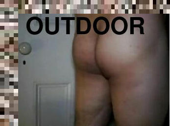 Semi Hard Outdoor Piss, Bubble Butt, & Saggy Balls