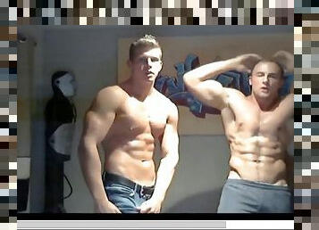 Two hot muscle guys part 1