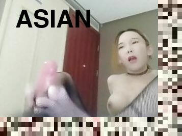 asiático, transsexual, anal, chupanços, travesti, ejaculação