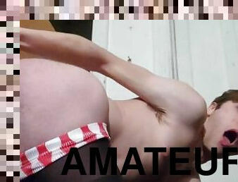 extrem, amatör, anal, tonåring, gay, trosor, ensam, exhibitionist, vått, retande