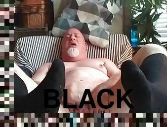 Bear jerks off in black soxes teaser