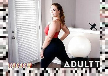 ADULT TIME - Siri Dahl Masturbates With Huge Vibrating Dildo During Sexual Stamina Workout