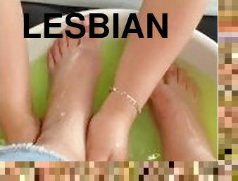 חובבן, לסבית-lesbian, כפות-הרגליים, יפה-pretty, פטיש