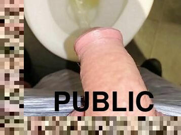 pisser, public, amateur, énorme-bite, espion, britannique, toilette, solo, bite