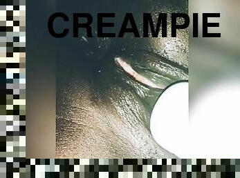 Creamy cum shot