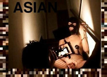 asiatisk, udløsning, milf, bdsm, slave, tøs, kælling, luder, smæk, luder-whore