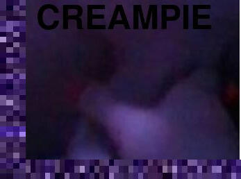 far, anal, creampie, sperm, knepning-fucking, farmand, pik, ben