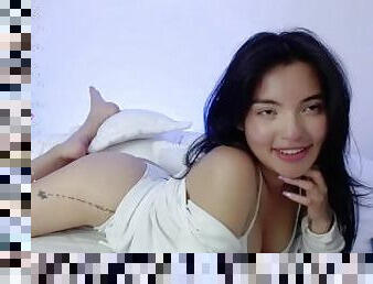 gros-nichons, pieds, point-de-vue, petite-amie, webcam, seins, philippine, taquinerie