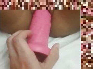 clitóris, masturbação, cona-pussy, babes, brinquedo, latina, punheta, casal, pov, dildo