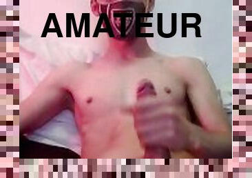 masturbation, amateur, ejaculation-sur-le-corps, énorme-bite, ados, gay, branlette, rousse, point-de-vue, ejaculation