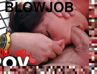 Blow Me POV - Ass-to-Mouth & Blowjobs From Goth Queen