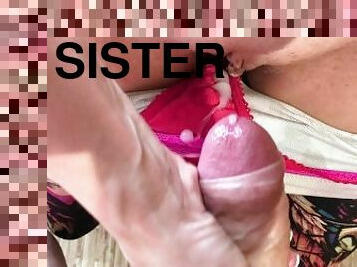 vagina-pussy, creampie-ejakulasi-di-dalam-vagina-atau-anus-dan-keluarnya-tetesan-sperma, celana-dalam-wanita, sperma, saudara-perempuan