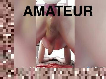 amatør, anal, bøsse, knepning-fucking, maskiner, dildo, solo, barberet