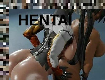 Mercy X Laura Matsuda Part 2 [Overwatch X Street Fighter, Futa Hentai]