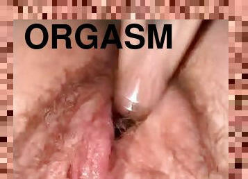 hårig, masturbation, orgasm, fitta-pussy, kvinnligt-sprut, amatör, tonåring, leksak, ensam