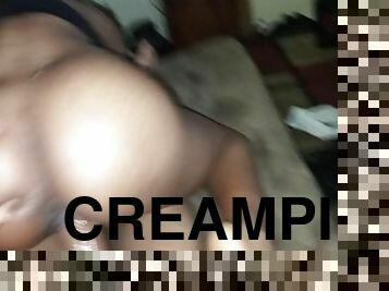 Creamed on his dick