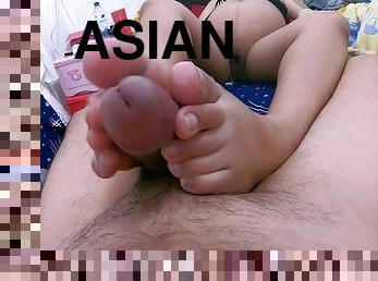 asiatisk, doggy-style, gravid, amatör, massage, par, fötter, pov, thailändsk, första-gången