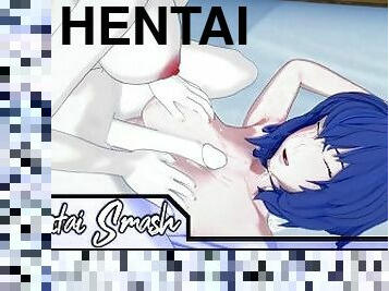 Futa Motoko Kusanagi getting fucked by a Futa Geisha - Ghost in the Shell Hentai