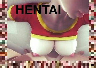 fellation, ados, ejaculation-interne, point-de-vue, anime, hentai, 3d