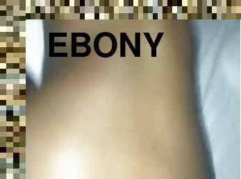 Ebony gets backshots