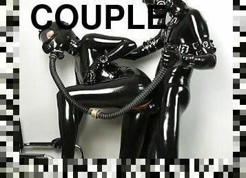 Latex couple gas masks virus protection #1 trailer