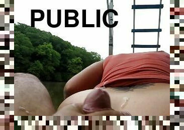 We love to fuck in public