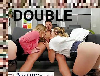 Katie Kush, Katie K And Kenzie Madison - And Quick Fuck The New Guy