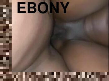 cul, levrette, chatte-pussy, amateur, ejaculation-sur-le-corps, ébène, maison, couple, ejaculation, serrée