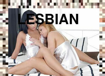 lesbijskie, brunetka