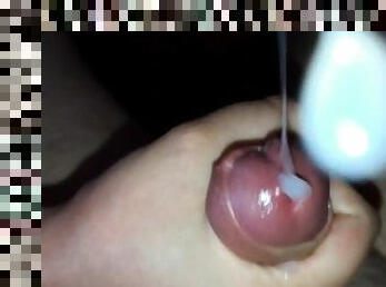 svær, amatør, blowjob, cumshot, milf, handjob, cum