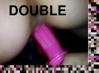 Dildo, teen, double penetrated