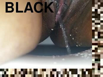 pisser, amateur, ébène, interracial, ados, black, point-de-vue, fétiche