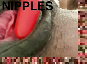 Sexy nipples watch her squirt