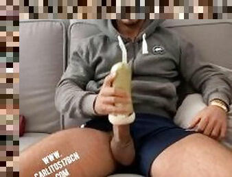 Cuban boy masturbating with his sex toy carlitos17bcn