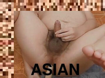 asiatisk, amatør, anal, homofil, lubben, føtter, dildo, alene, kineser, bjørn