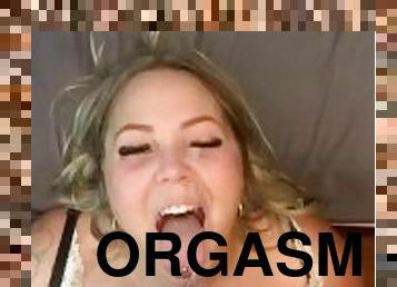 storatuttar, orgasm, fru, amatör, avsugning, gigantisk-kuk, bbw, ansiktssprut, sprut, blond