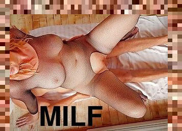 berambut, vagina-pussy, jenis-pornografi-milf, creampie-ejakulasi-di-dalam-vagina-atau-anus-dan-keluarnya-tetesan-sperma, berambut-merah, stocking-stockings, pakaian-jaring-ikan, cowgirl-posisi-sex-wanita-di-atas-pria