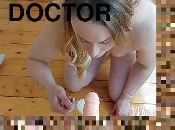 cul, infirmière, babes, médecin, milf, ados, point-de-vue, ejaculation, blonde, sperme